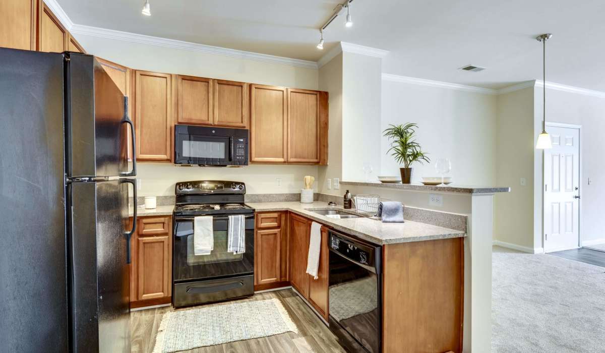 View of spacious kitchen at Palisades at Ballentine in Irmo, South Carolina