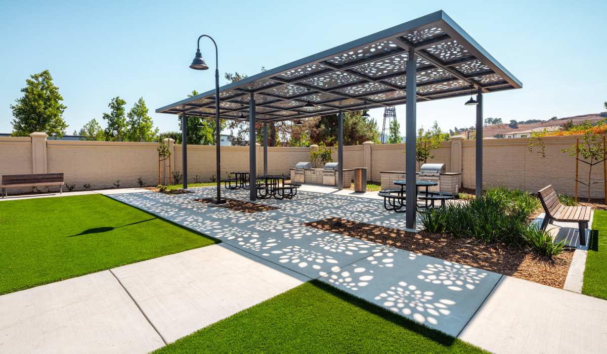 BBQ area at Village at Madrone in Morgan Hill, CA