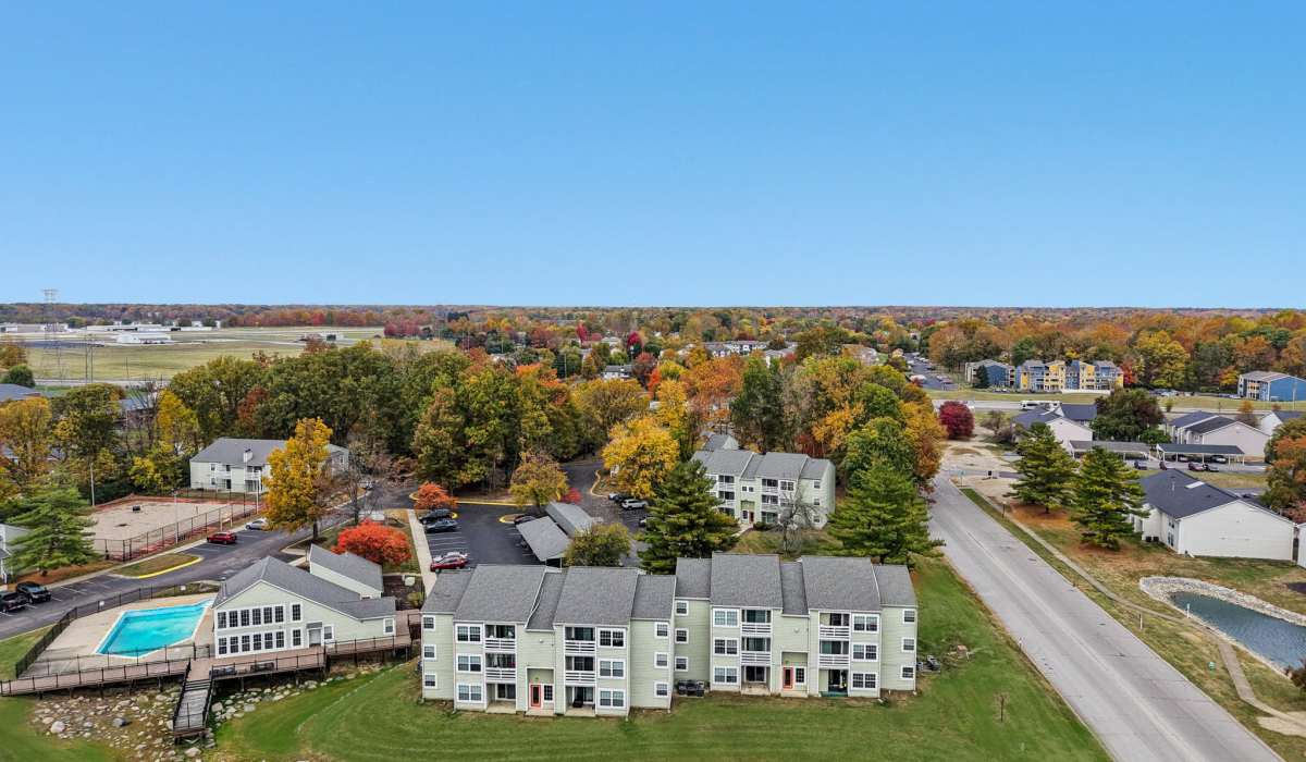 Birds eye view of Pier 39 Apartments