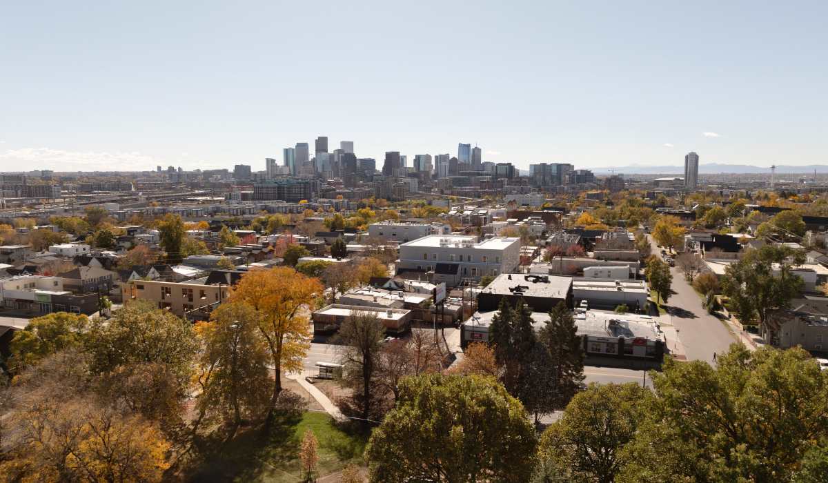 Aerial City View at Accent LoHi in Denver, Colorado