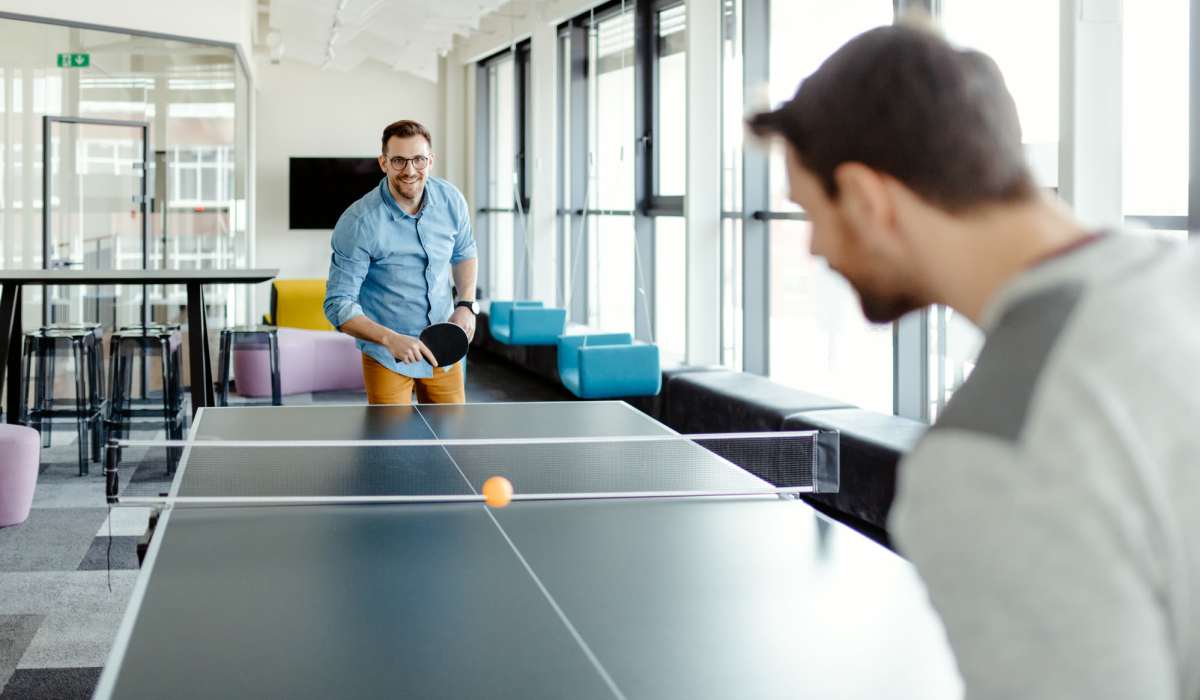 Game room in clubhouse at Spartan Ridge in Eightmile, Alabama