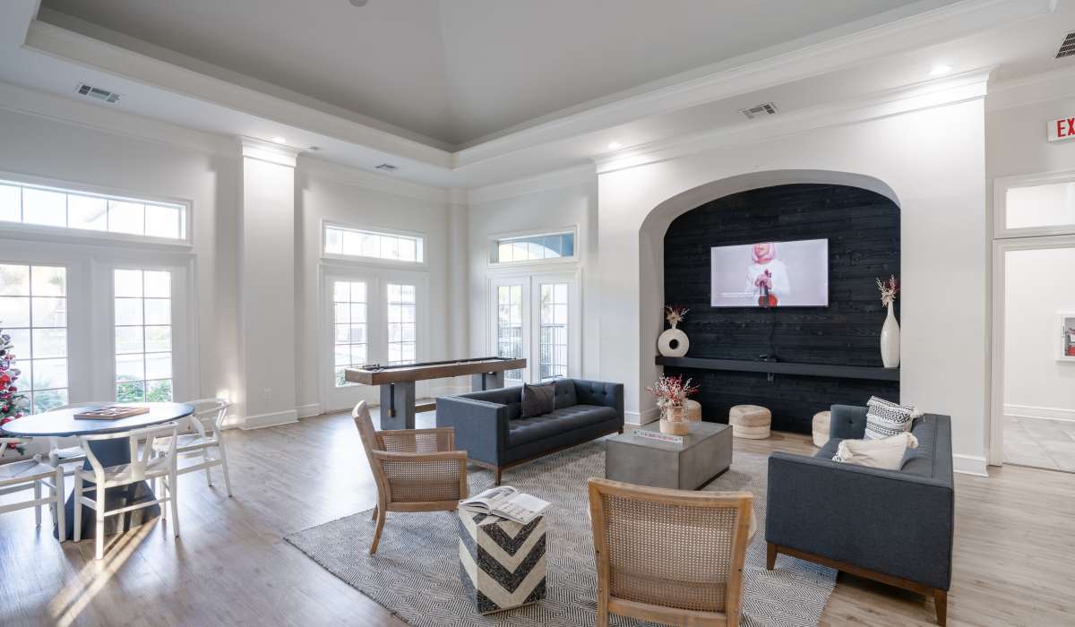 Modern clubhouse at Stoneleigh Corpus Christi in Corpus Christi, Texas