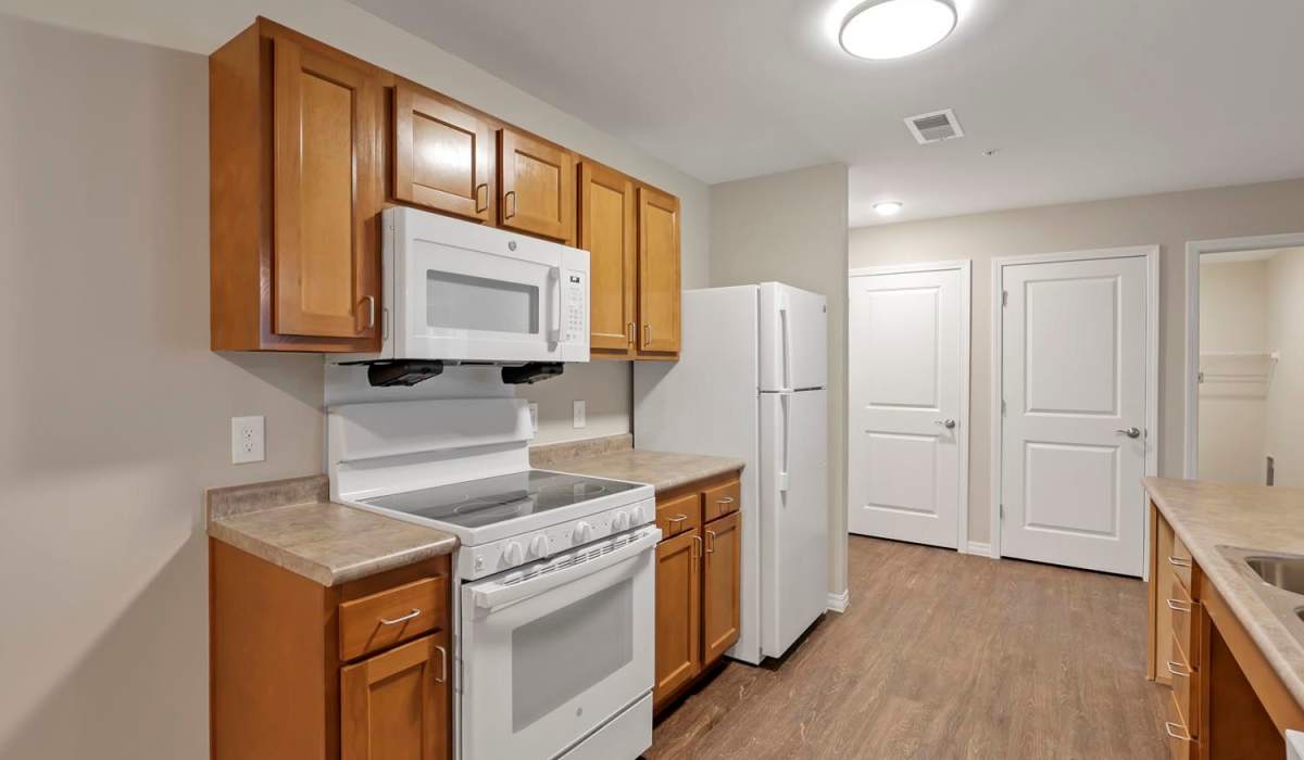 Kitchen at Jenkins Lofts in Columbus, Ohio 