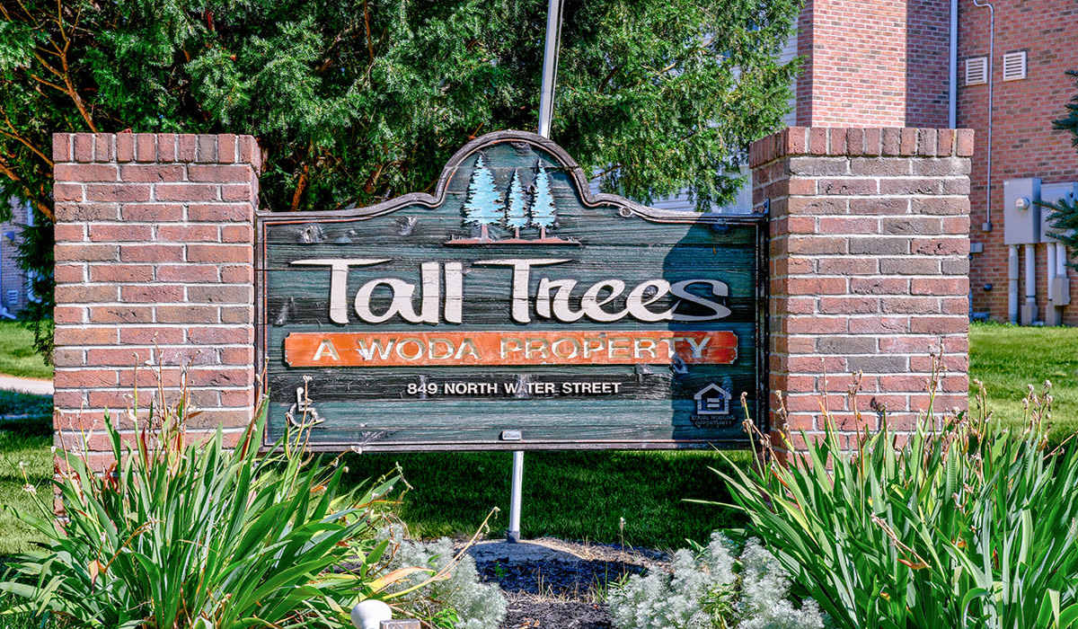 Community sign at Tall Trees at Tall Trees in Tiffin, Ohio