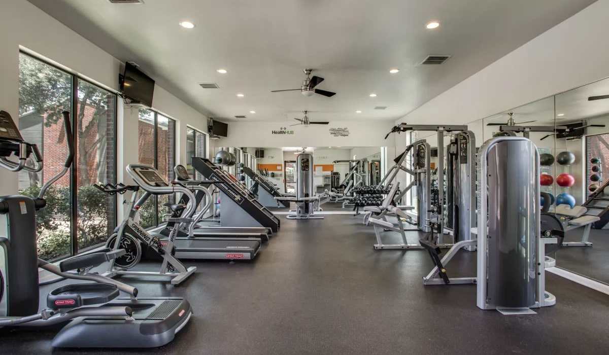 Fitness center at Patten East in Austin, Texas
