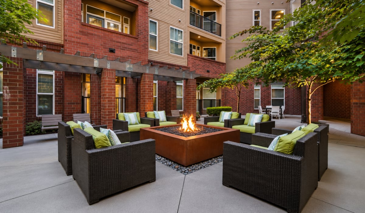 Outdoor Firepit at Overton Row in Charlotte, North Carolina