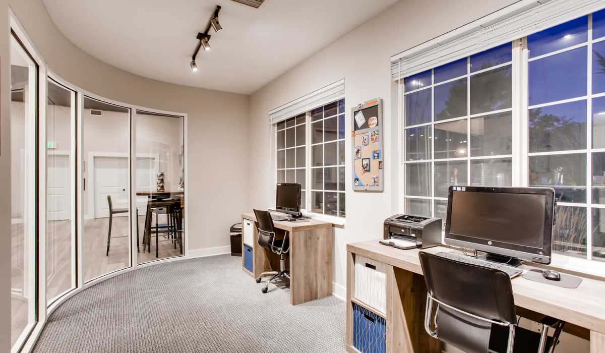 Community office at The Seasons at Horsetooth Crossing in Fort Collins, Colorado 