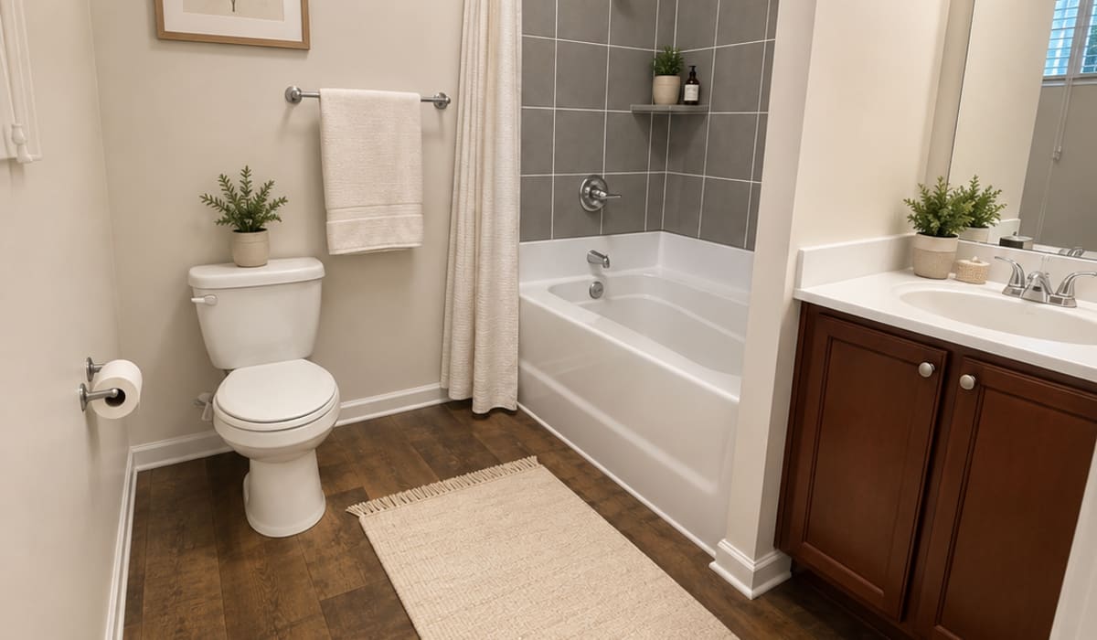 Bathroom at Palisades at The Park in Greenville,South Carolina