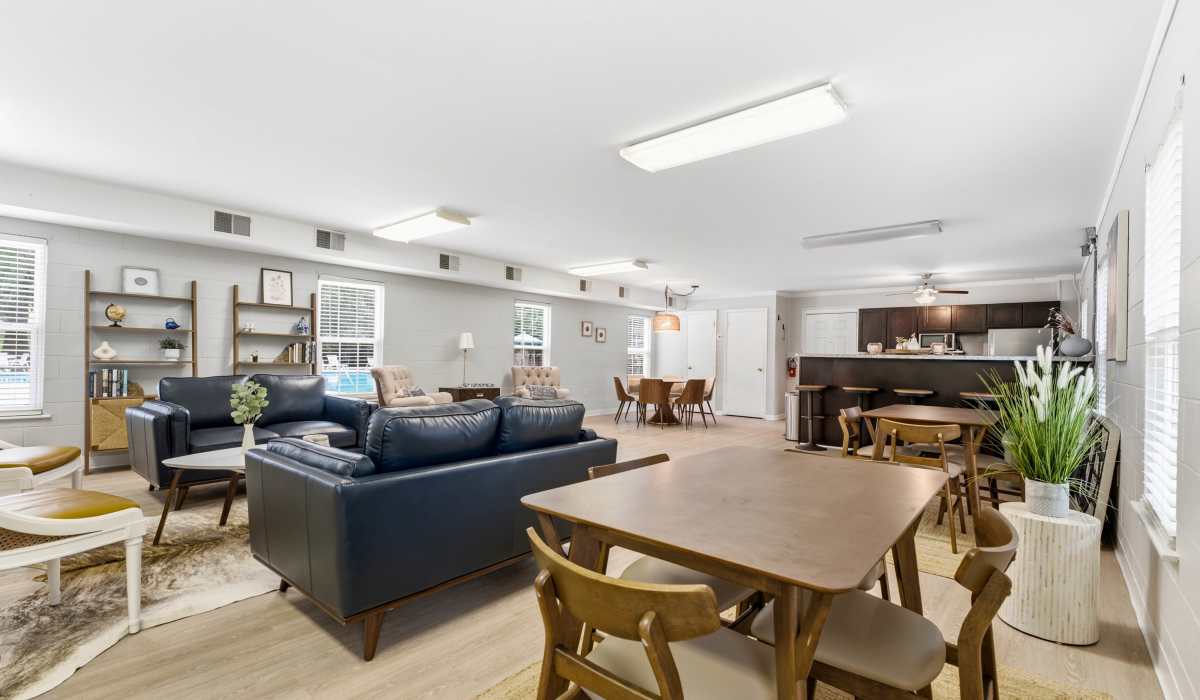 Resident clubhouse at Willow Oaks Apartments in Richmond, Virginia