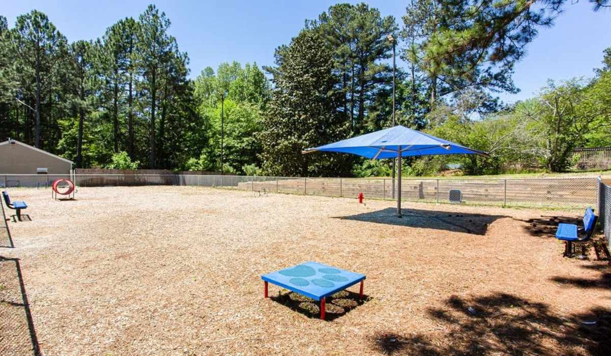 Dog park at The Laurel in Union City, Georgia
