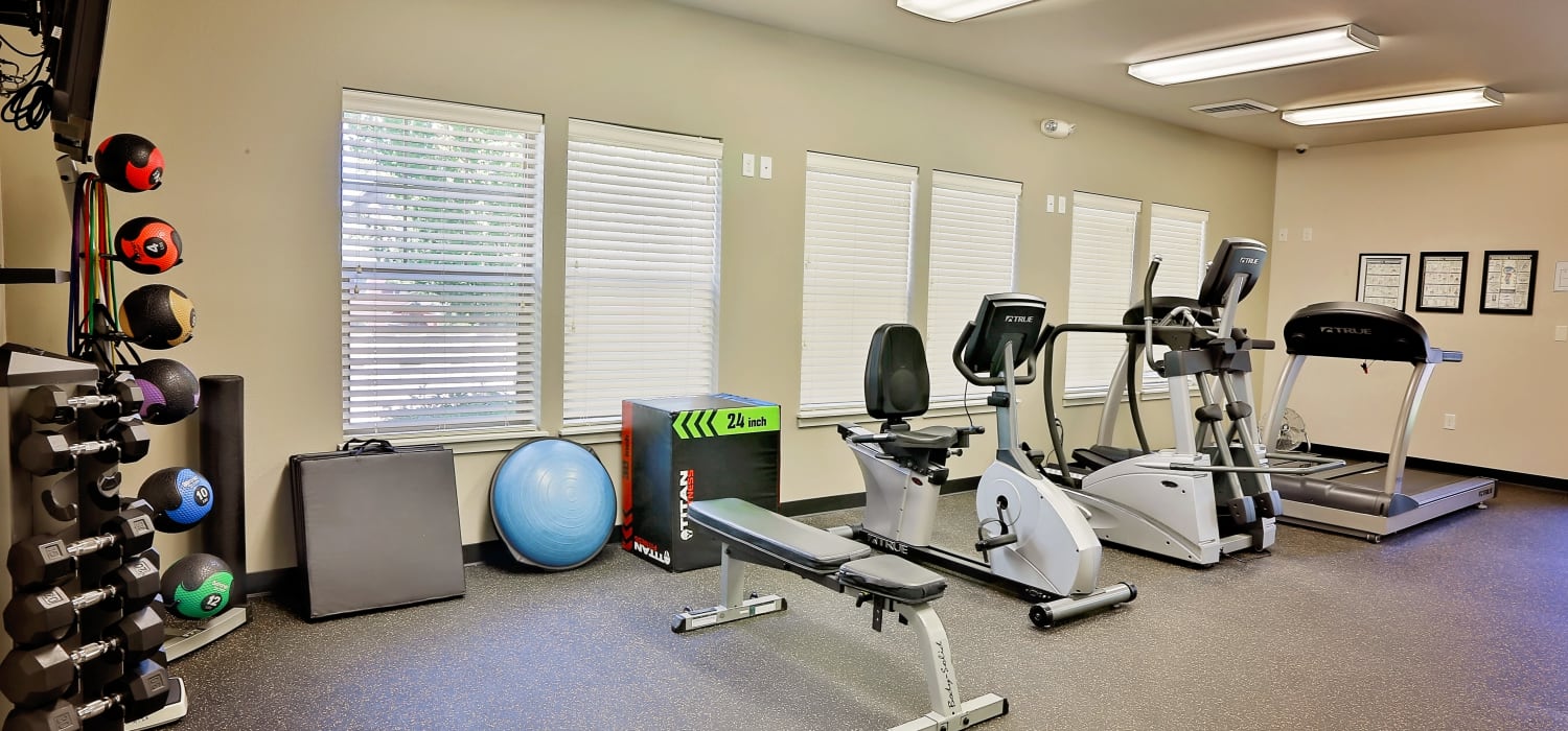 fitness center at Orchard Ridge in Salem, Oregon