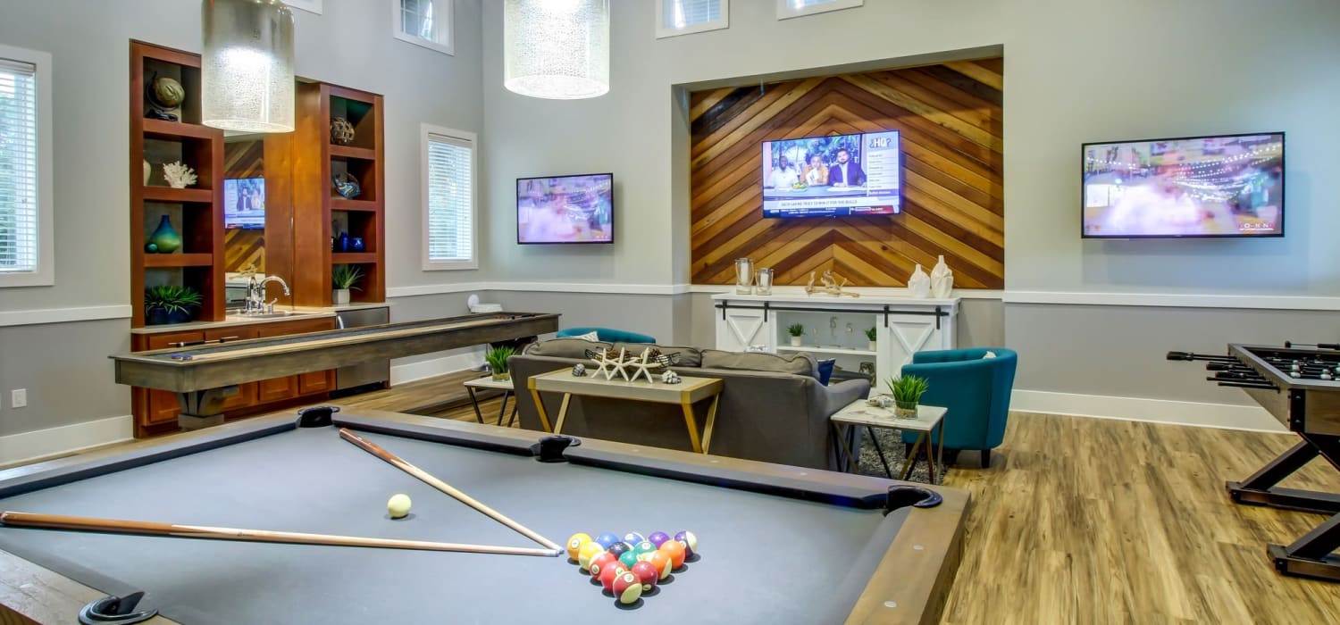 Game room at Seagrass Apartments in Jacksonville, Florida