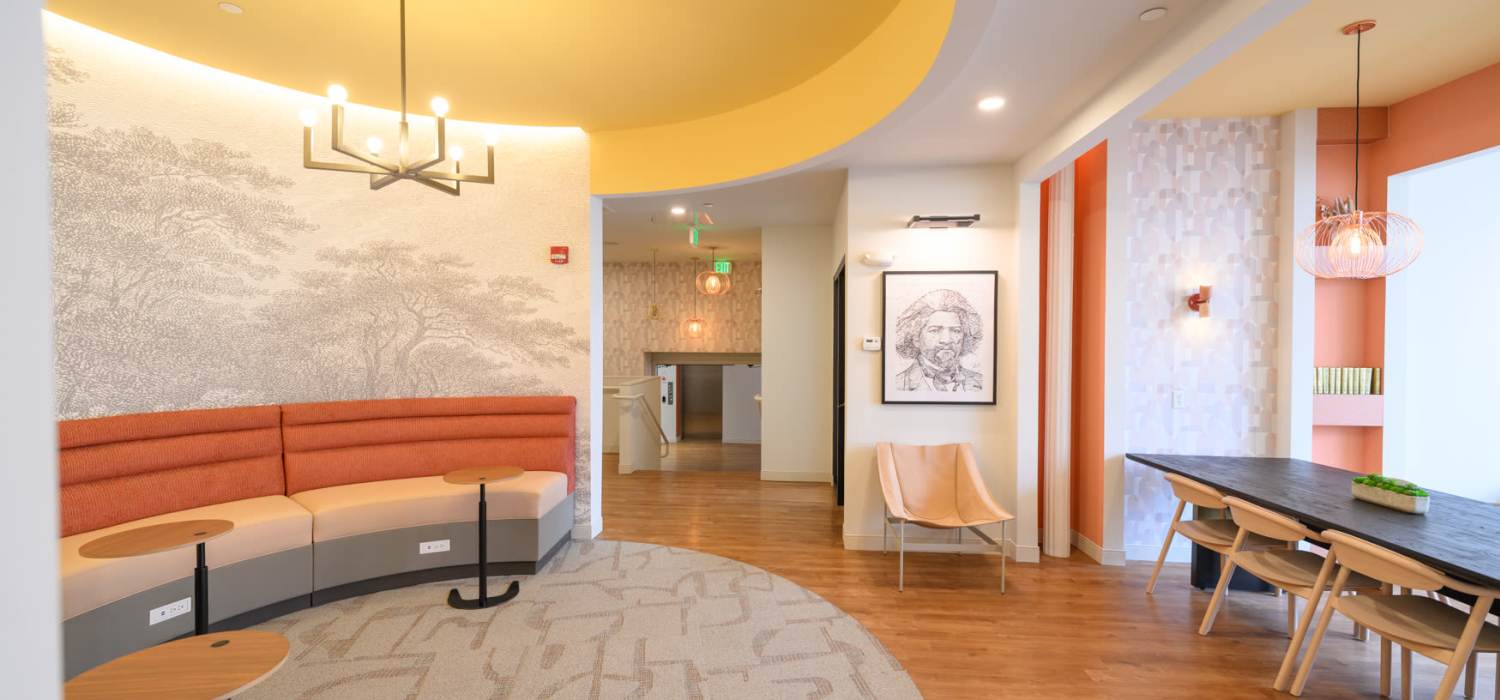 Beautiful coworking space at Lincoln Square in Wilmington, Delaware