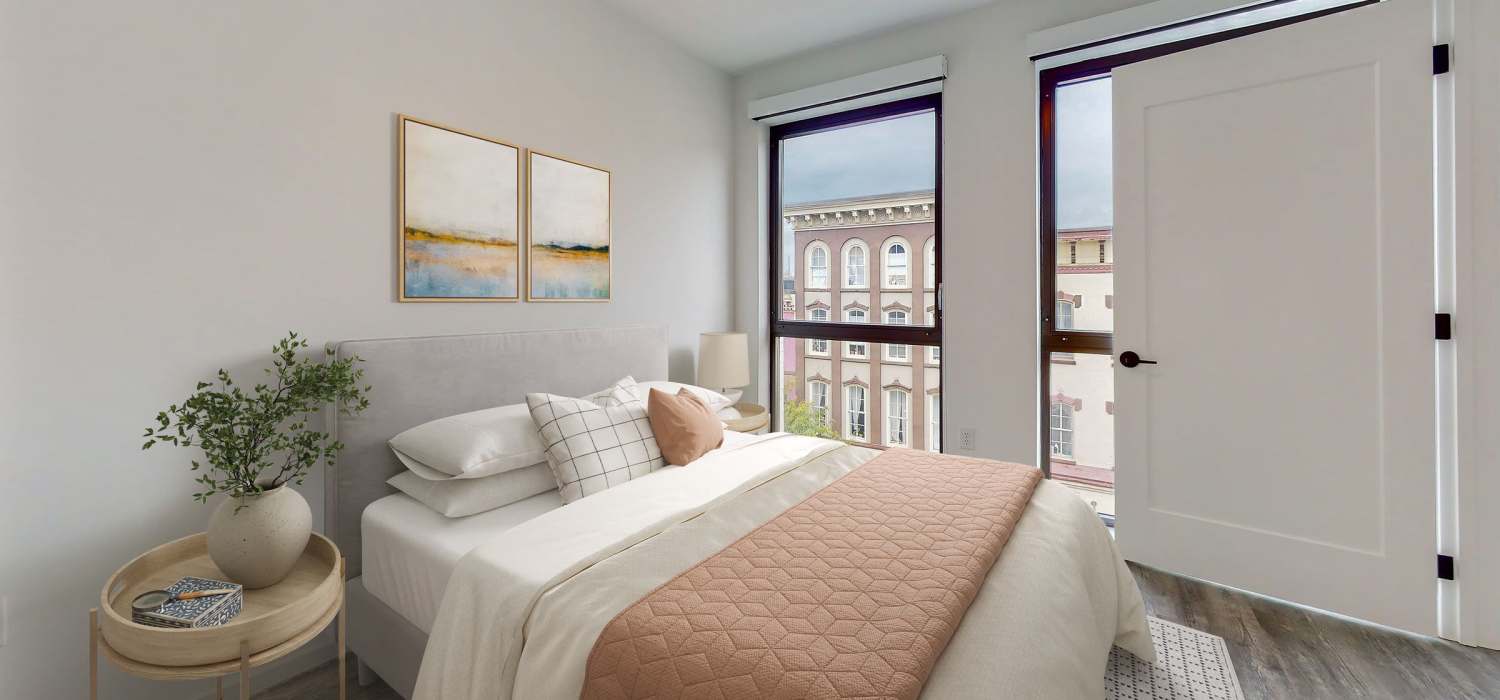 Bedroom at The Cooper in Wilmington, Delaware