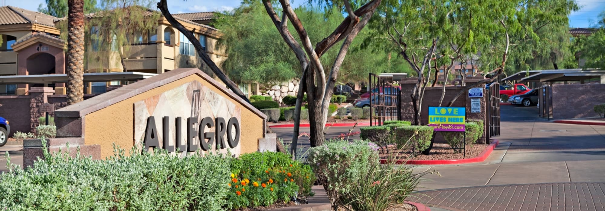Entrance to Allegro at La Entrada in Henderson, Nevada
