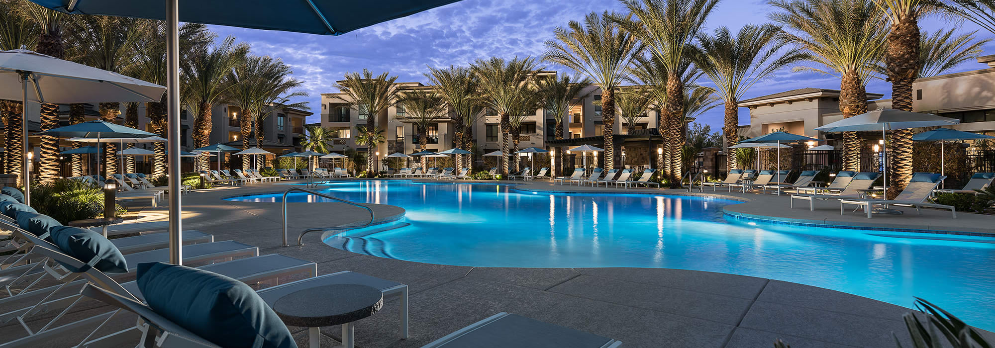 Resort style pool at San Artes in Scottsdale, Arizona