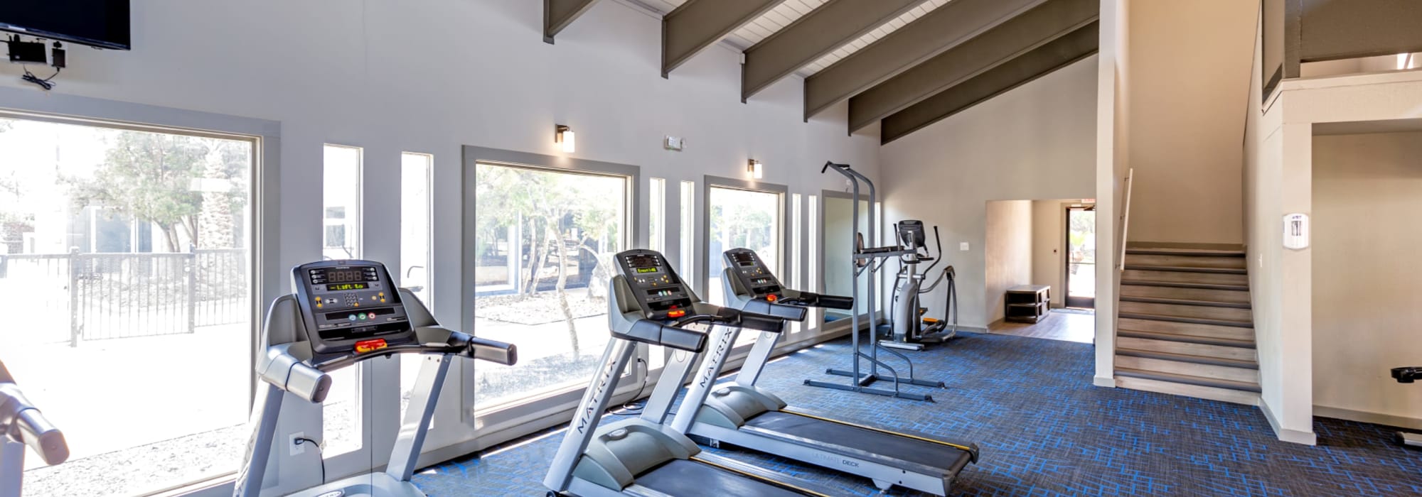 Onsite fitness center at La Silva in San Antonio, Texas