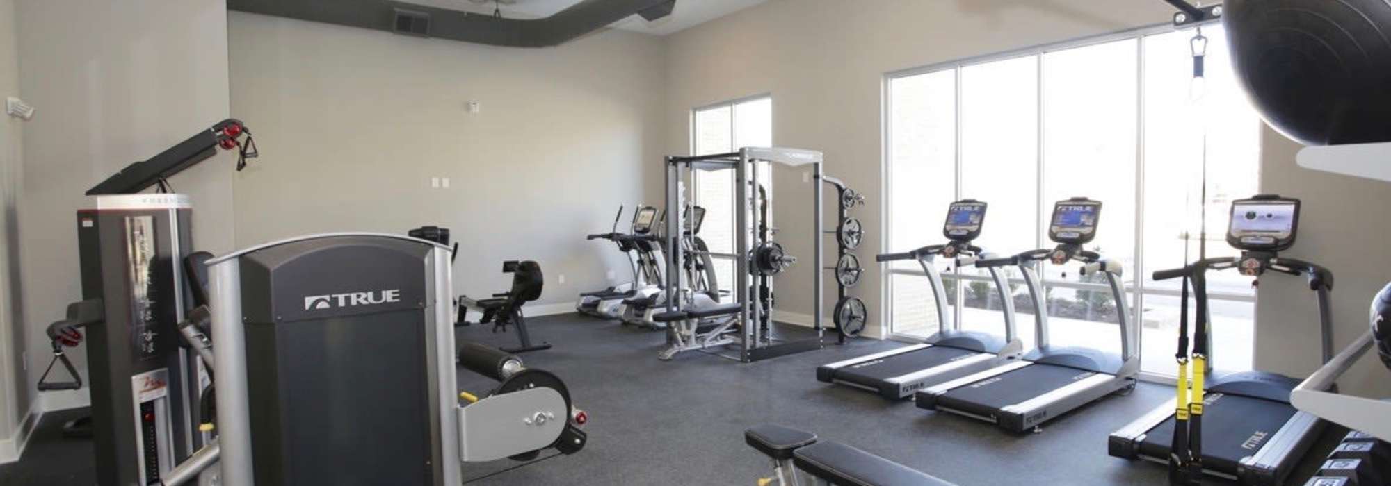 Fitness Center at Lofts at Capricorn in Macon, Georgia 