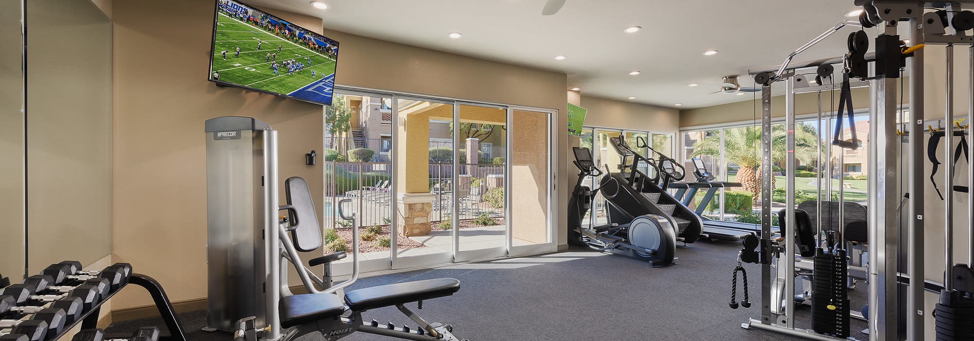 Fitness center at Shadow Hills at Lone Mountain in Las Vegas, Nevada
