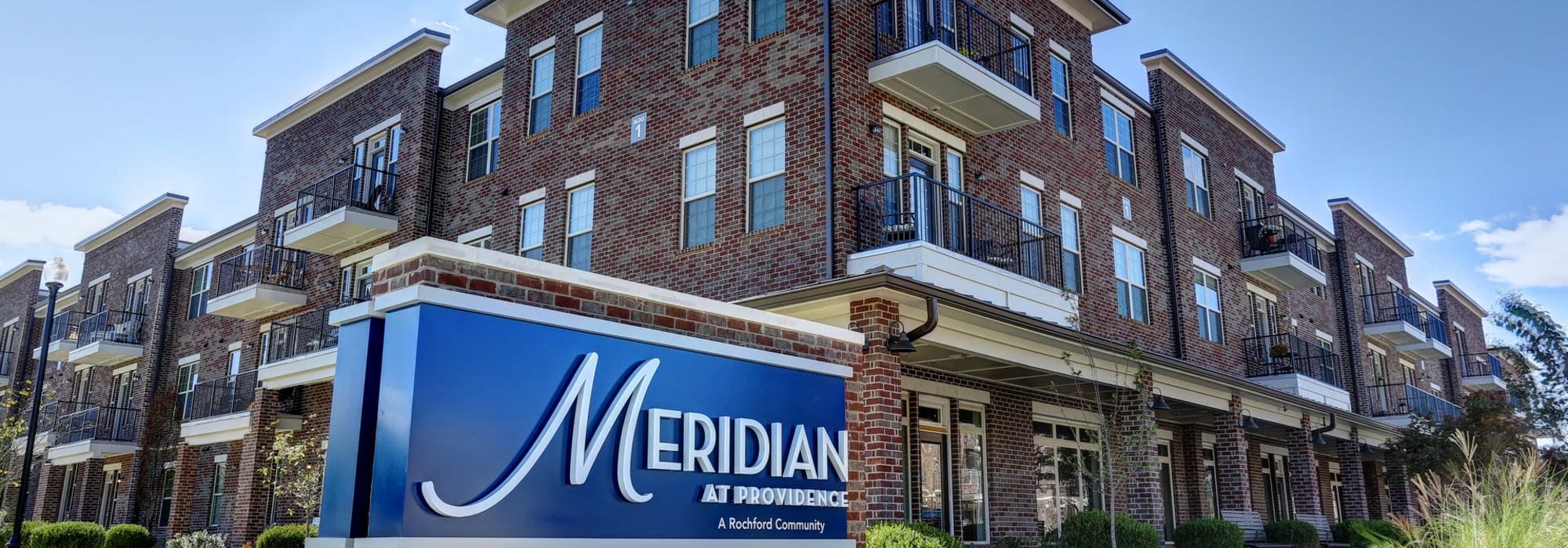 Building exterior at Meridian at Providence in Mt. Juliet, Tennessee
