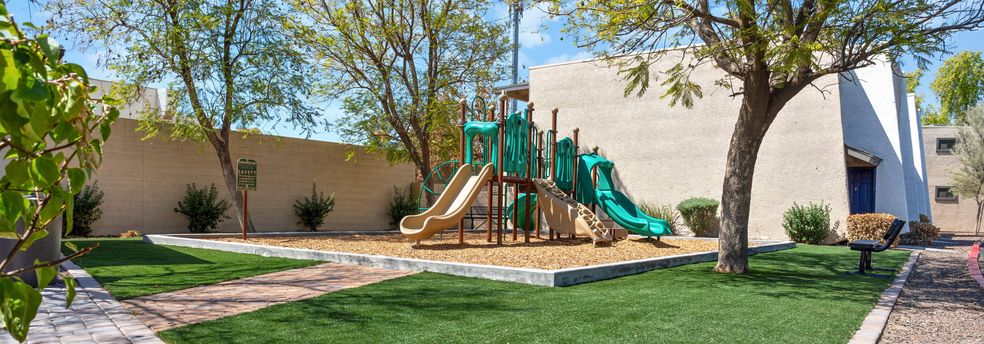 Community playground at 1408 Casitas at Palm Valley in Avondale, Arizona