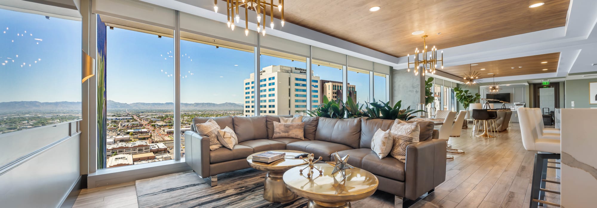 Luxury Clubhouse at CityScape Residences in Phoenix, Arizona