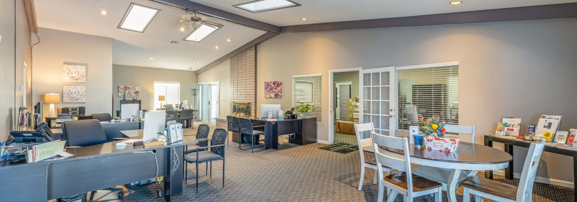 Community clubhouse at Rosewood Park Apartments in Reno, Nevada
