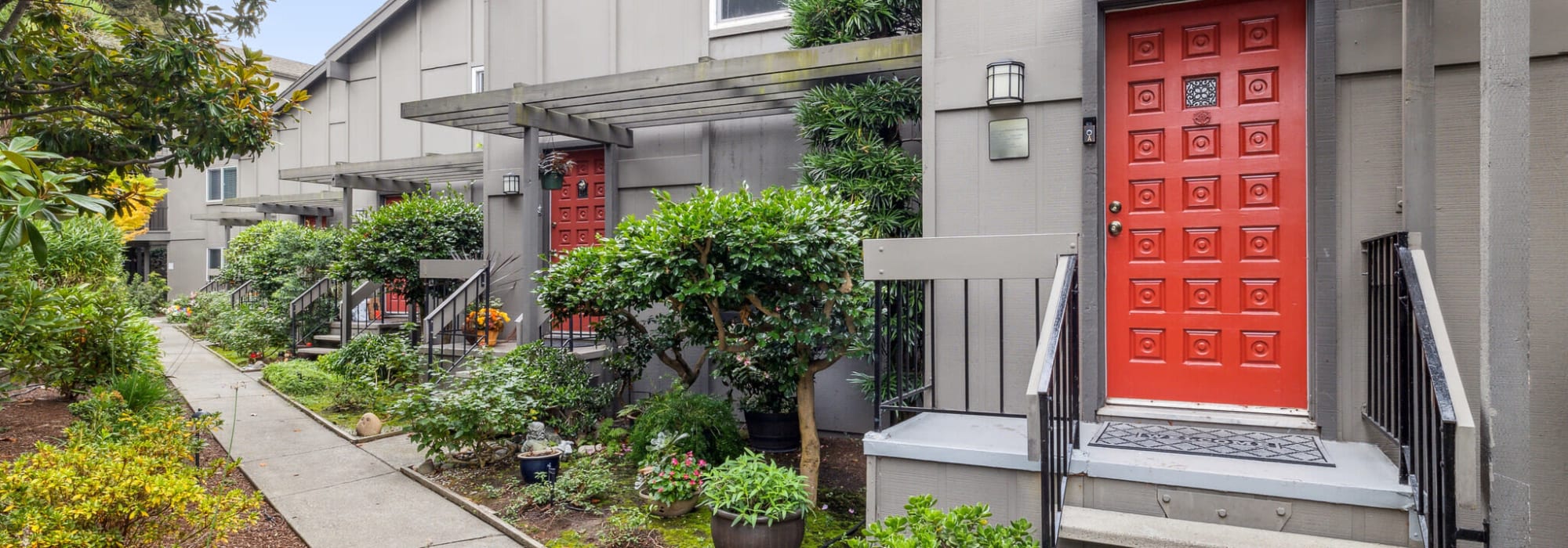 Community areas of Lyford Apartments in Tiburon, California