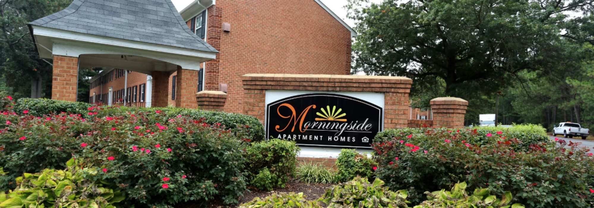 Entrance to Morningside Apartments in Richmond, Virginia