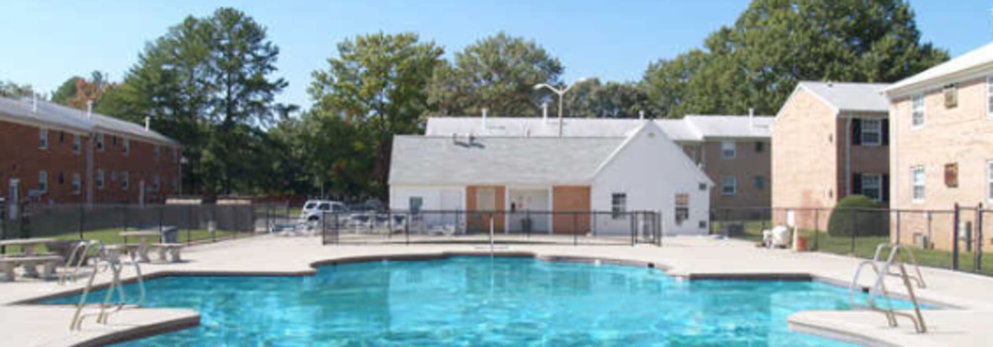 Community pool area at Morningside Apartments in Richmond, Virginia
