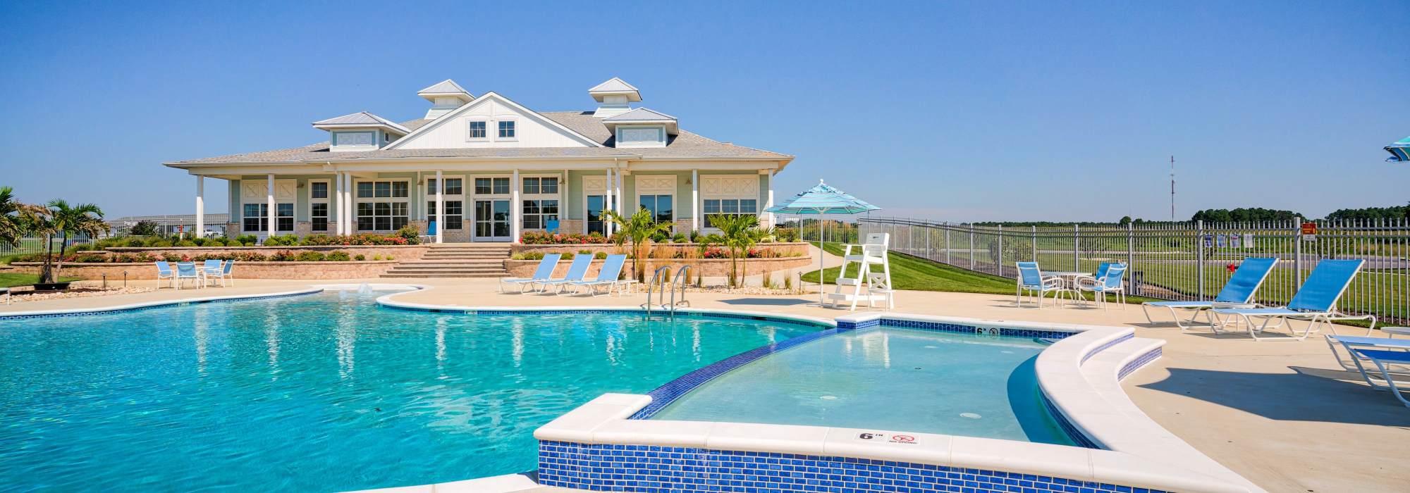 Swimming pool at Oceans East in Berlin, Maryland