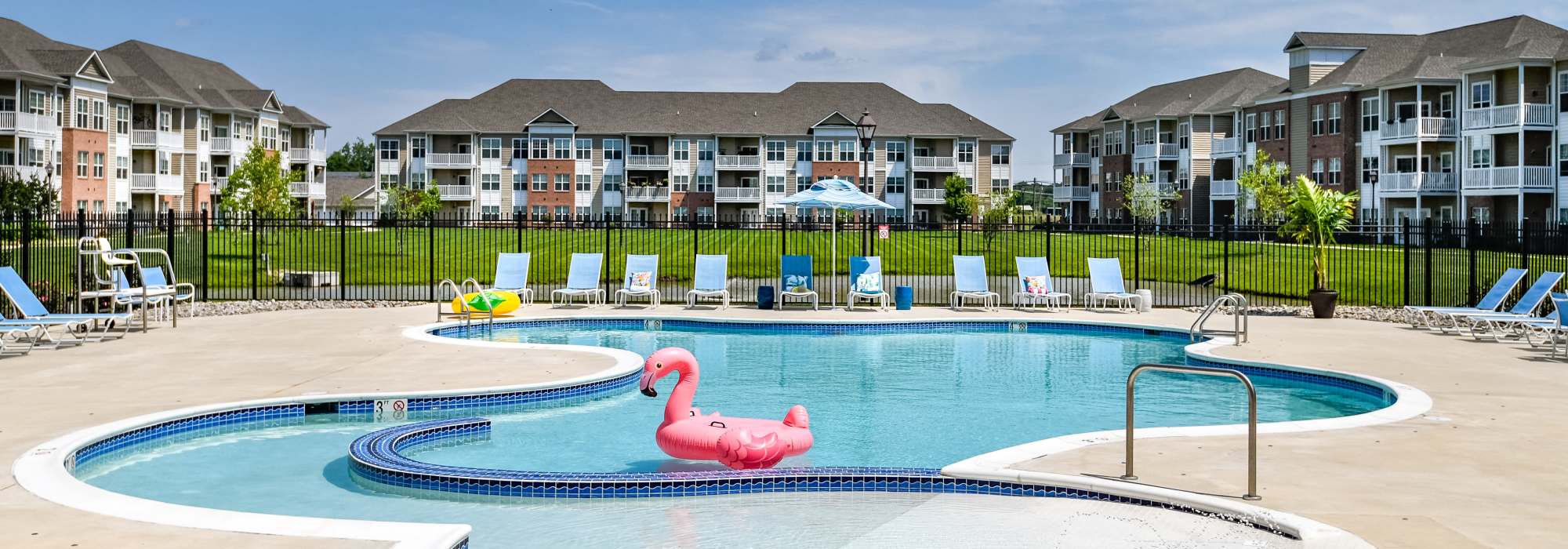 Large swimming pool at Ocean Aisle in Salisbury, Maryland