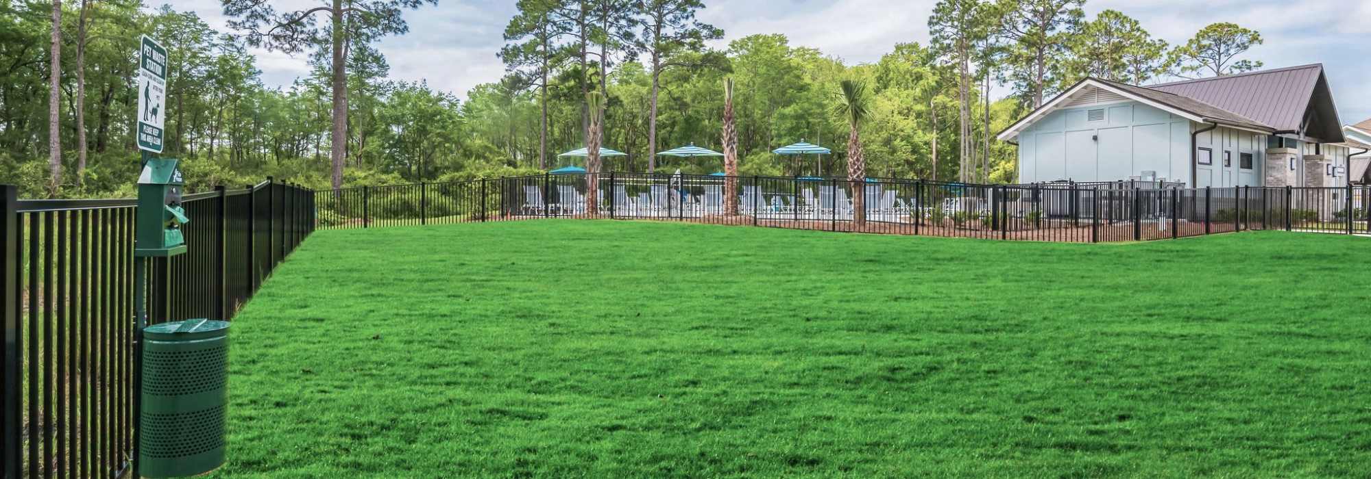 Dog park at Artisan Living North Beach in Santa Rosa Beach, Florida