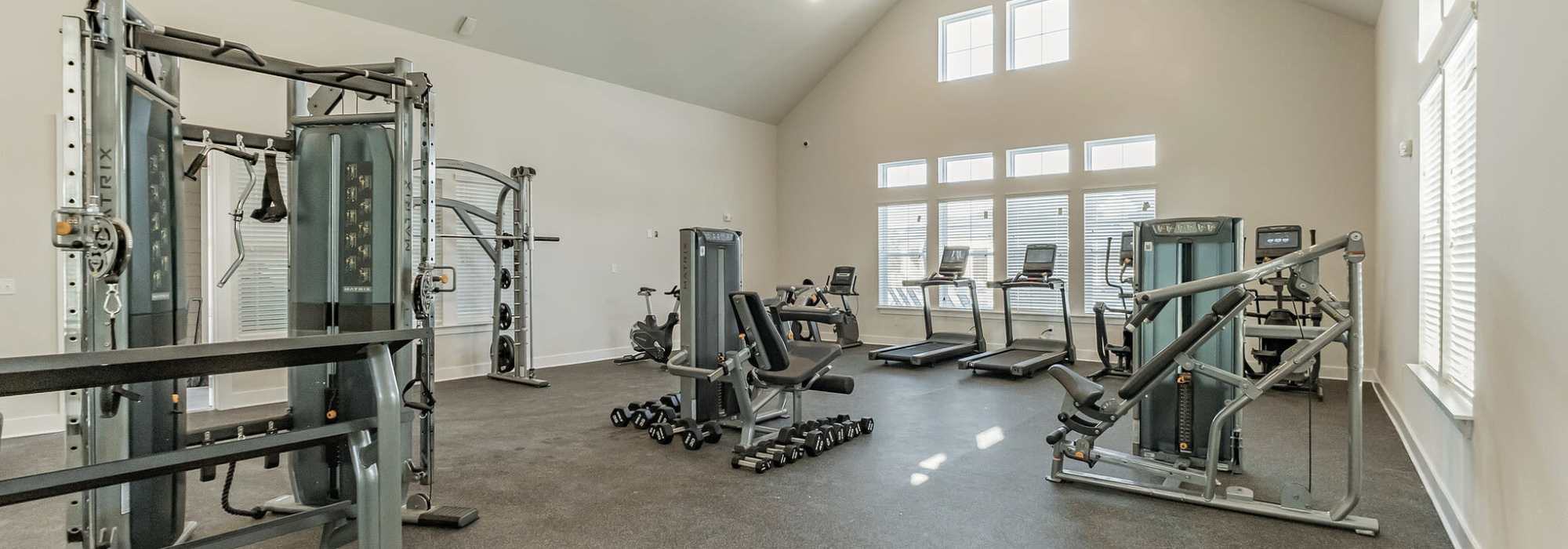 Fitness center at The Standard at Pinestone in Travelers Rest, South Carolina