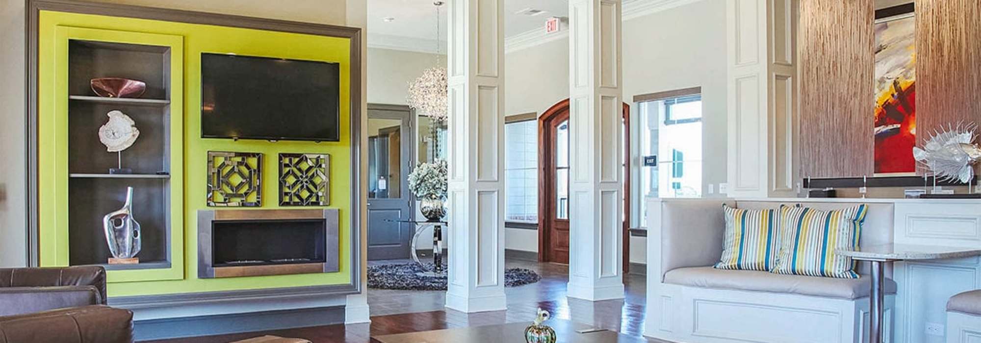 Clubhouse for the residents at Le Rivage in Bossier City, Louisiana