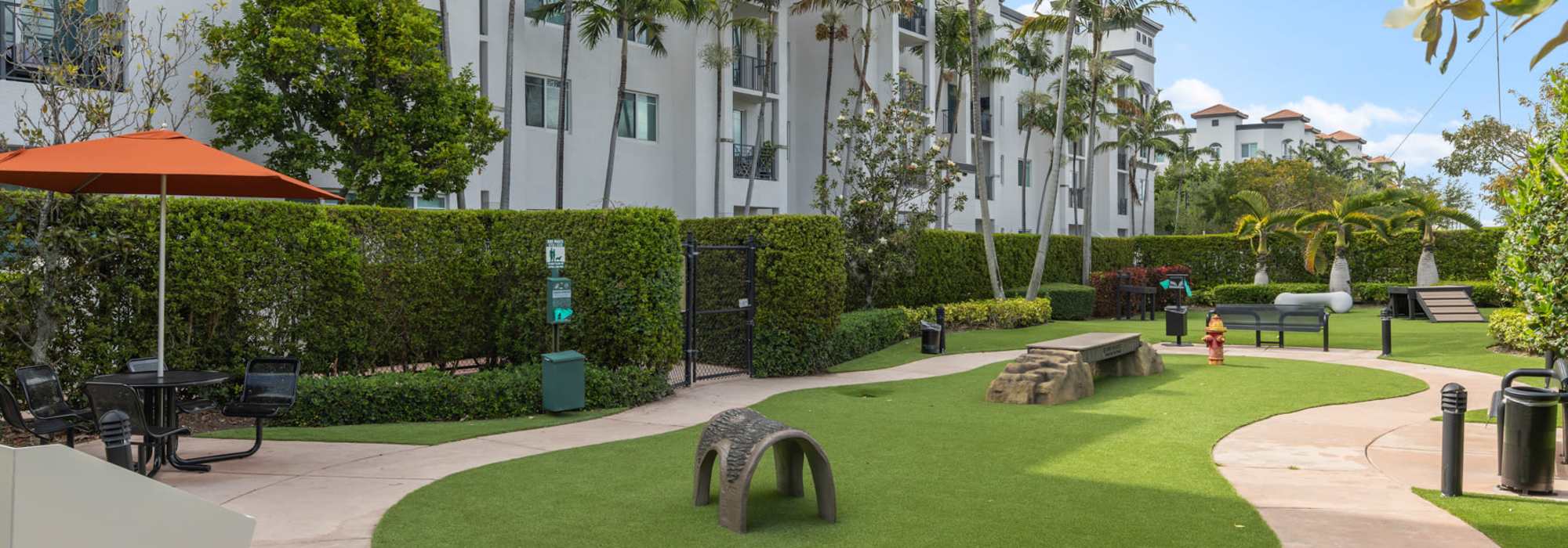 Gated park at Cordoba in Doral, Florida