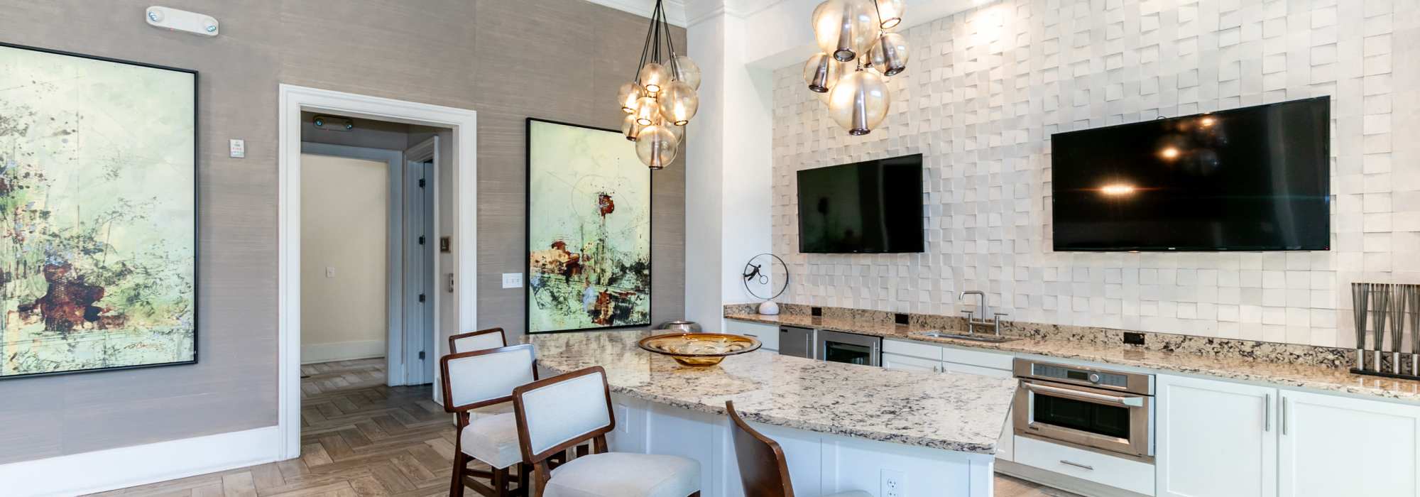 Elegant Clubroom at Brookleigh Flats in Brookhaven, Georgia