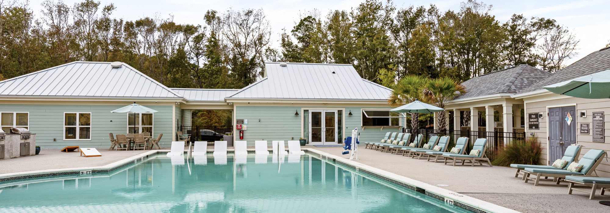 Swimming pool at The Apartments at Shade Tree in Johns Island, South Carolina