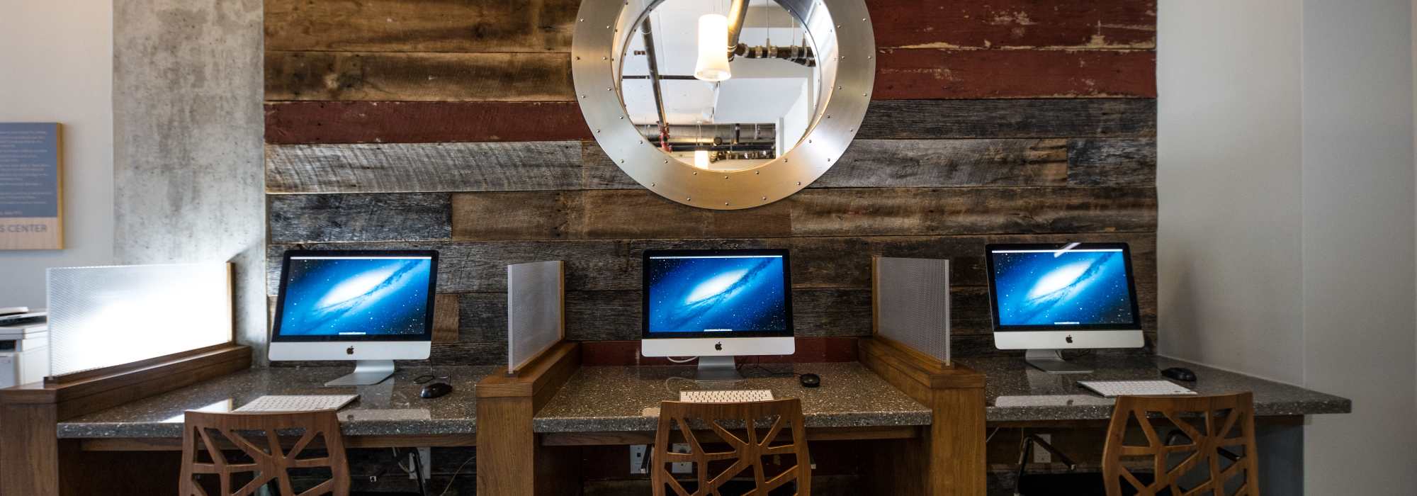 Modern business center at Corazon in Austin, Texas