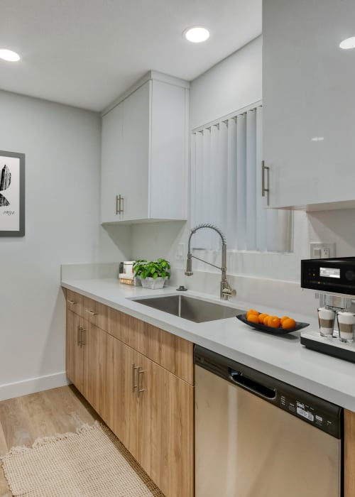Spacious, modern kitchens at The Arbors at Magnolia in Anaheim, California