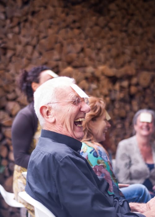 Residents playing games at The Village of Southampton in Houston, Texas