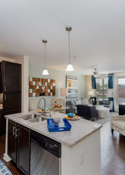 Example Living room at Lane Parke Apartments in Mountain Brook, Alabama
