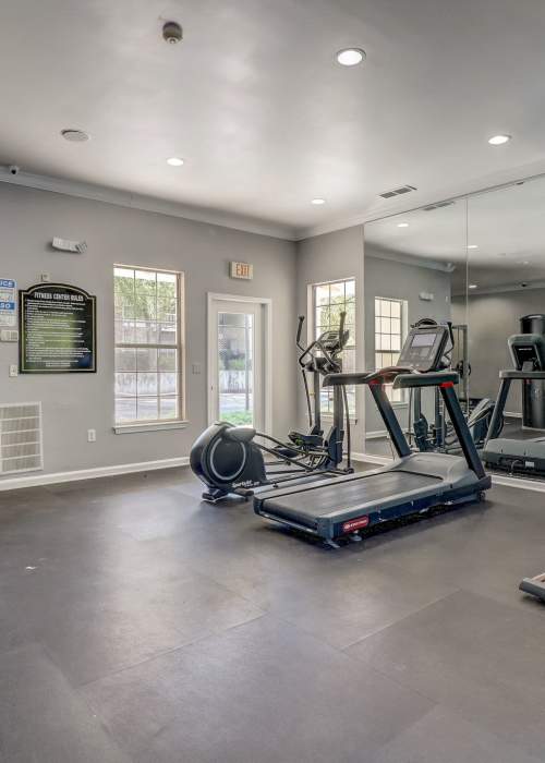 treadmills at Parkway Grand in Decatur, Georgia