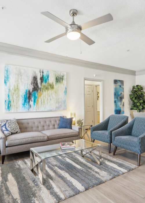 styled living space at The Grove on Southlake in Morrow, Georgia