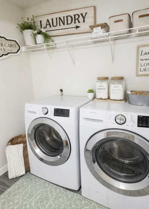 Laundry room at Brittany Place of Rock Hill in Rock Hill, South Carolina