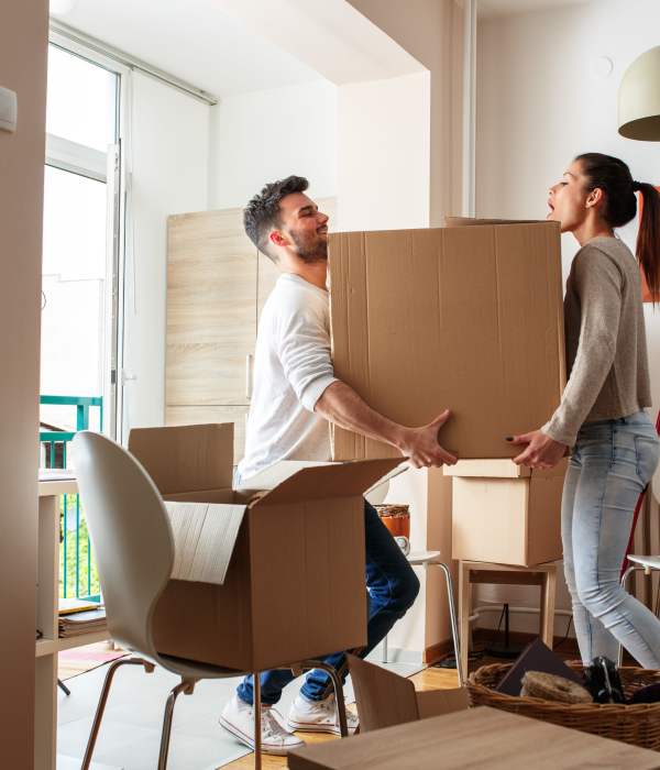 A box packed in a home near Storage Hub - Sonterra in San Antonio, Texas