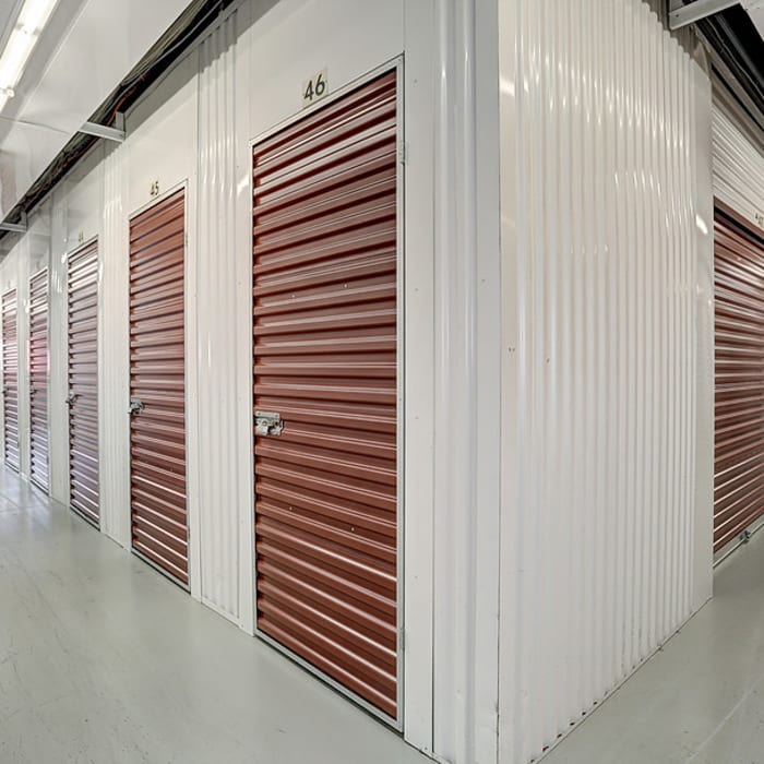 Interior storage units at YourSpace Storage @ Ballenger Creek in Frederick, Maryland
