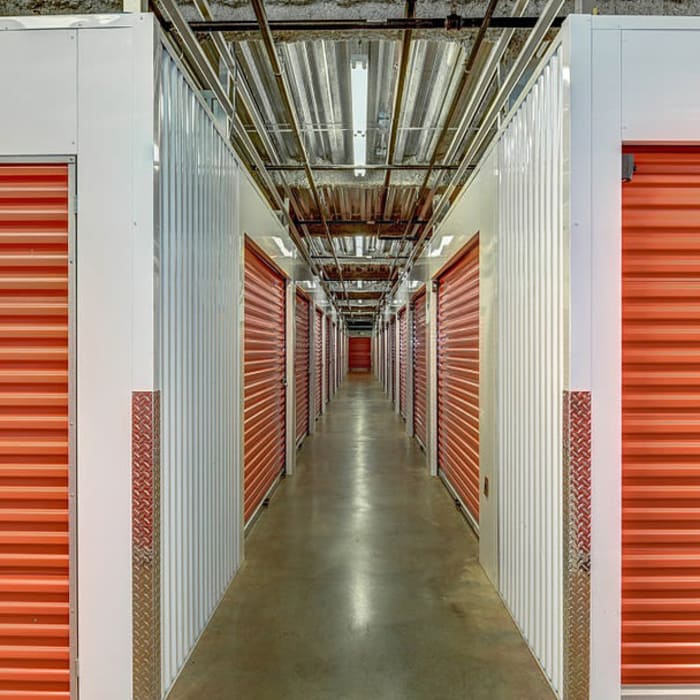 Interior storage units at YourSpace Storage @ Owings Mills in Owings Mills, Maryland