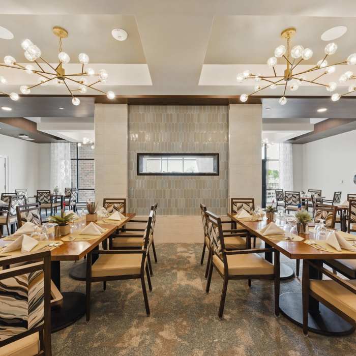 Dining Hall at Acclaim at East Beach in Norfolk, Virginia