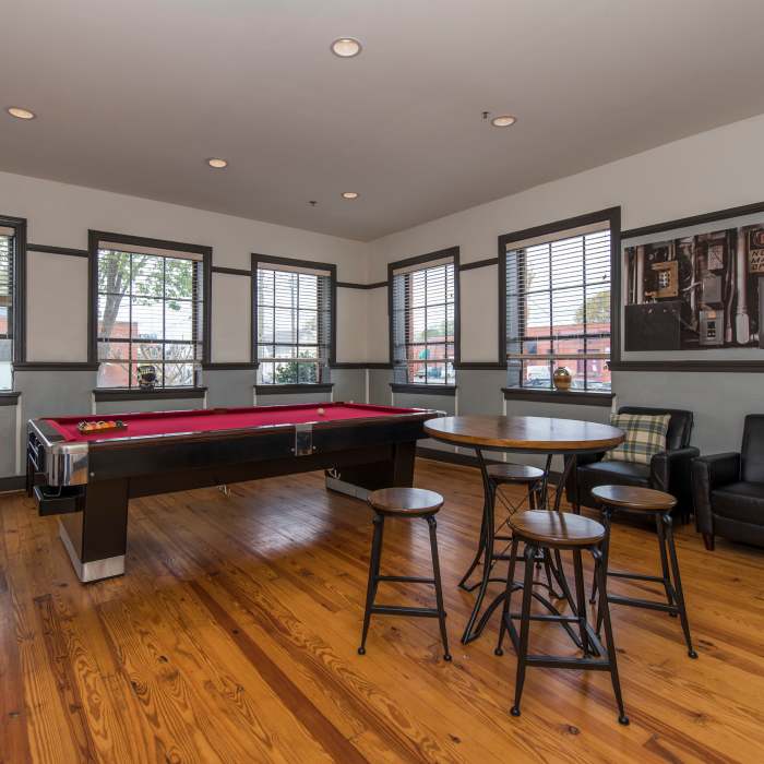 Social lounge at Scotts Edge, Richmond, Virginia